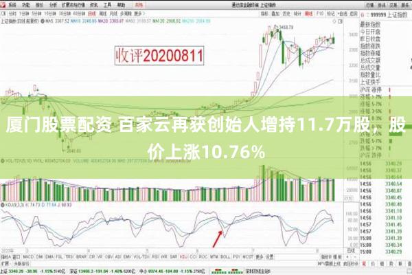 厦门股票配资 百家云再获创始人增持11.7万股，股价上涨10.76%