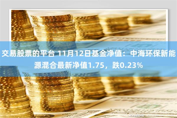 交易股票的平台 11月12日基金净值：中海环保新能源混合最新净值1.75，跌0.23%